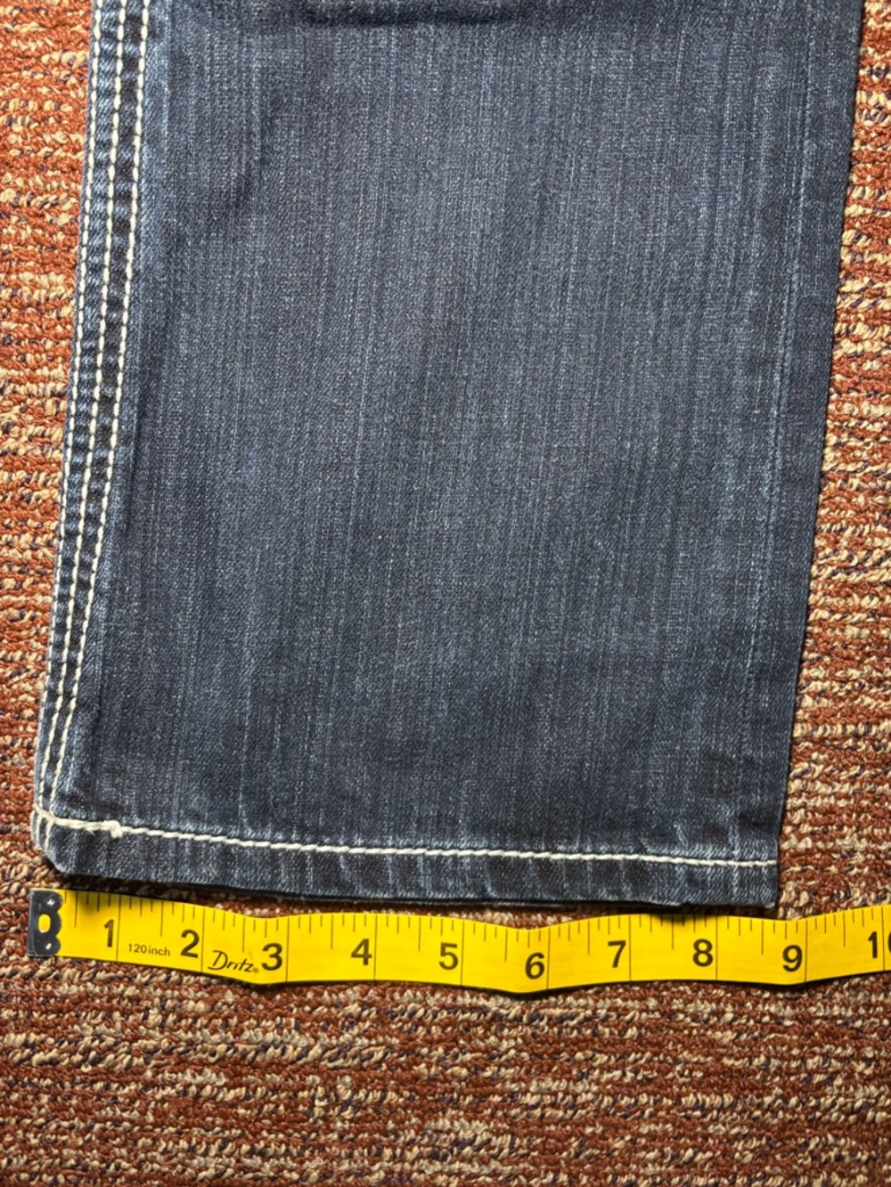 Vintage Y2K Buckle BKE Stella boot dark wash low rise stretch denim women’s 28 - Picture 9 of 13